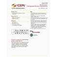 thumbnail image 3 of CDN Proaccurate Refrigerator/Freezer Thermometer, Silver, 3 of 4