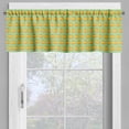 thumbnail image 4 of Ambesonne Fall Pumpkin Valance & Curtain, Thanksgiving Season, 55"x30", Pistachio Green and Marigold, 4 of 7