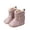Pink, variant on Baby Boots Soft Non Sole Western Style Cowboy Boots Warm Thickened Toddler Shoes ,12-15 Mouths