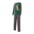 thumbnail image 3 of Dewadbow Family Matching Christmas Pajamas Set Sleepwear Jumpsuit Hoodie with Hood for Family, 3 of 10