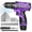 12V-purple, variant on 12V Cordless Drill Driver Set,43pcs 3/8"Keyless Chuck Battery Drill Bits Kit,2 Variable Speed for Home DIY Work,Orange