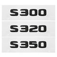 thumbnail image 6 of ABS Car Stickers Tail Box Letters Emblem Fit For Mercedes Fit For Benz S55 S63 S200 S220 S250 S260 S300 S320 S350 Rear Trunk Badge Decals, 6 of 7