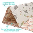 thumbnail image 4 of JumpOff Jo Large Foldable Kids Foam Play Mat, Padded Baby Floor Mat, 70 x 59 in - Elephant Rainbow, 4 of 7