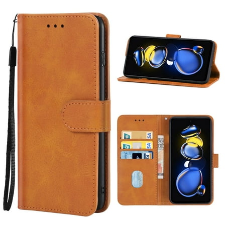 For Xiaomi Redmi Note 11T Pro Leather Phone Case