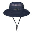thumbnail image 2 of WCJM Womens Mens Wide Brim Straw Panama Hat Fedora Summer Beach Sun Hats Upf Straw Hat for Women Sun Hat for Men/Women Wide Birm Bucket Hat Boonie Hat for Fishing Hiking Garden Beach, 2 of 4
