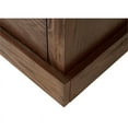 thumbnail image 4 of Rustic Desk Office Writing Table Wood Credenza Fully Assembled Brown, 4 of 11