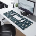 thumbnail image 2 of Long Mouse Pads for Desk,Pioneer Flower Floral Print Pattern Desk Mats on Top Of Desks, Desk Mouse Pad Extra Large with 3mm Non-Slip Base and Stitched Edge for Gaming,Office,Work,Home 31.5"x11.8", 2 of 6
