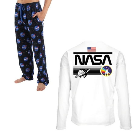 (Set) NASA Long Sleeve T-Shirt & NASA Lounge Pants - Offically Liscened - XL