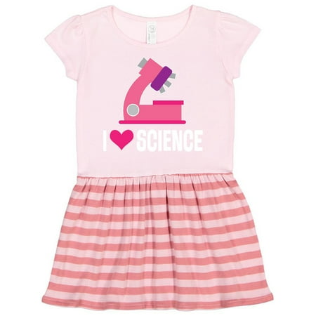 

Inktastic I Love Science Future Scientist Girls Gift Toddler Girl Dress