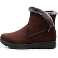 thumbnail image 3 of Women's Thermal Snow Boots with Side Zipper - Winter Ankle Booties for Outdoor Comfort, 3 of 12
