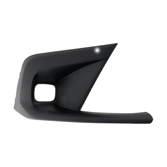 KarParts360 For Honda Civic 2022 2023 2024 Hatchback Fog Light Cover Passenger Side | Front | Textured Black | Excluded Sensor | Replacement For HO1039164 | 71141T20A11