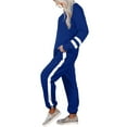 thumbnail image 3 of SHINE UP Sweatsuits Womens 2pcs Sets Jogger Set Casual 2 Piece Outfit Striped Sweatshirts Long Tracksuits, 3 of 10