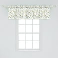 thumbnail image 2 of Ambesonne Floral Window Valance, Herb Flowers Watercolors, 54" X 18", Multicolor, 2 of 3