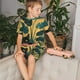 thumbnail image 4 of Balery Cat Hiding In Potted Plants Conjunto de Pijama Infantil de Manga Corta con Estampado – Ropa de Dormir de Algodón Suave-3X-Large, 4 of 6