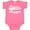 Hot Pink, variant on Inktastic Baseball Future Slugger Boys or Girls Baby Bodysuit