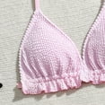 thumbnail image 4 of JFOPQVSM Girl's 3 Piece Swimsuits Cute Triangle Bikini Bathing Suit with Beach Cover Up, 4 of 6