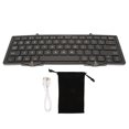 thumbnail image 2 of Teclado Plegable, Teclado Plegable Inalámbrico Con Soporte, Teclado De Viaje Recargable, Teclado Portátil Triple Plegado Para , OS X, Para Para IOS,, 2 of 7