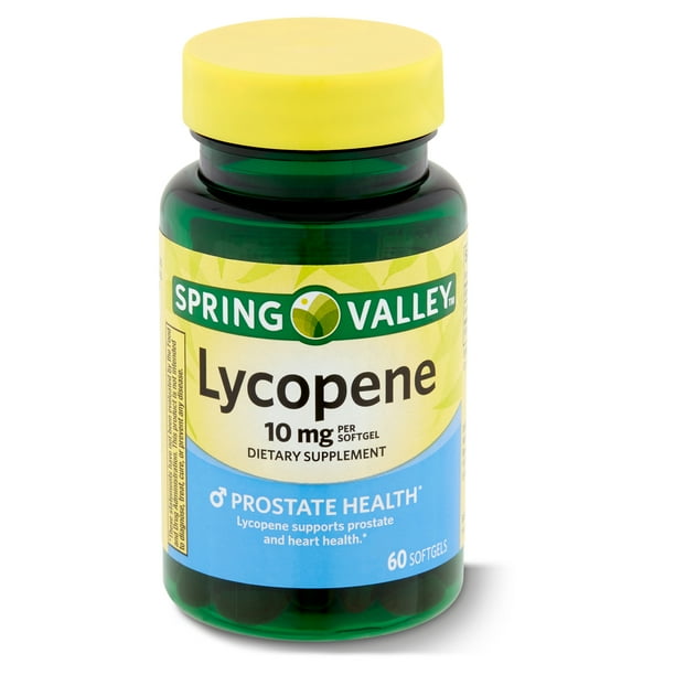 Spring Valley Lycopene Dietary Supplement, 10 mg, 60 count Walmart