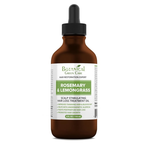 Tratamiento para el cuero cabelludo con romero y hierba de limón, suero de aceite de romero para mujeres y hombres, mezcla de aceites para el crecimiento del cabello