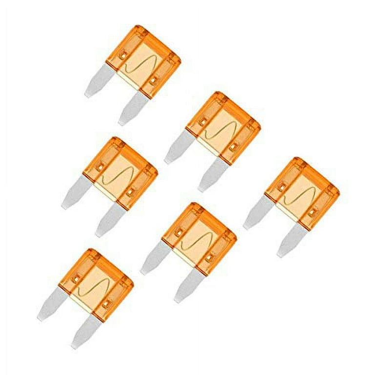 100 Pack Auto Fuses 5 AMP APM/ATM 32V Mini Blade Style Fuses