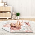 thumbnail image 3 of Sweet Jojo Designs Peony Floral Garden Pink and Ivory Baby Security Blanket, 3 of 5