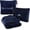Navy Blue, variant on Premium Soft Plush Travel Blanket Pillow Airplane Throw - Navy Blue