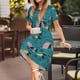 thumbnail image 3 of Easygdp Dachshund Dog para Vestido Transpirable de Mujer, Vestido Suelto de Manga Corta con Pliegues y Bolsillos para el Verano, 3 of 6