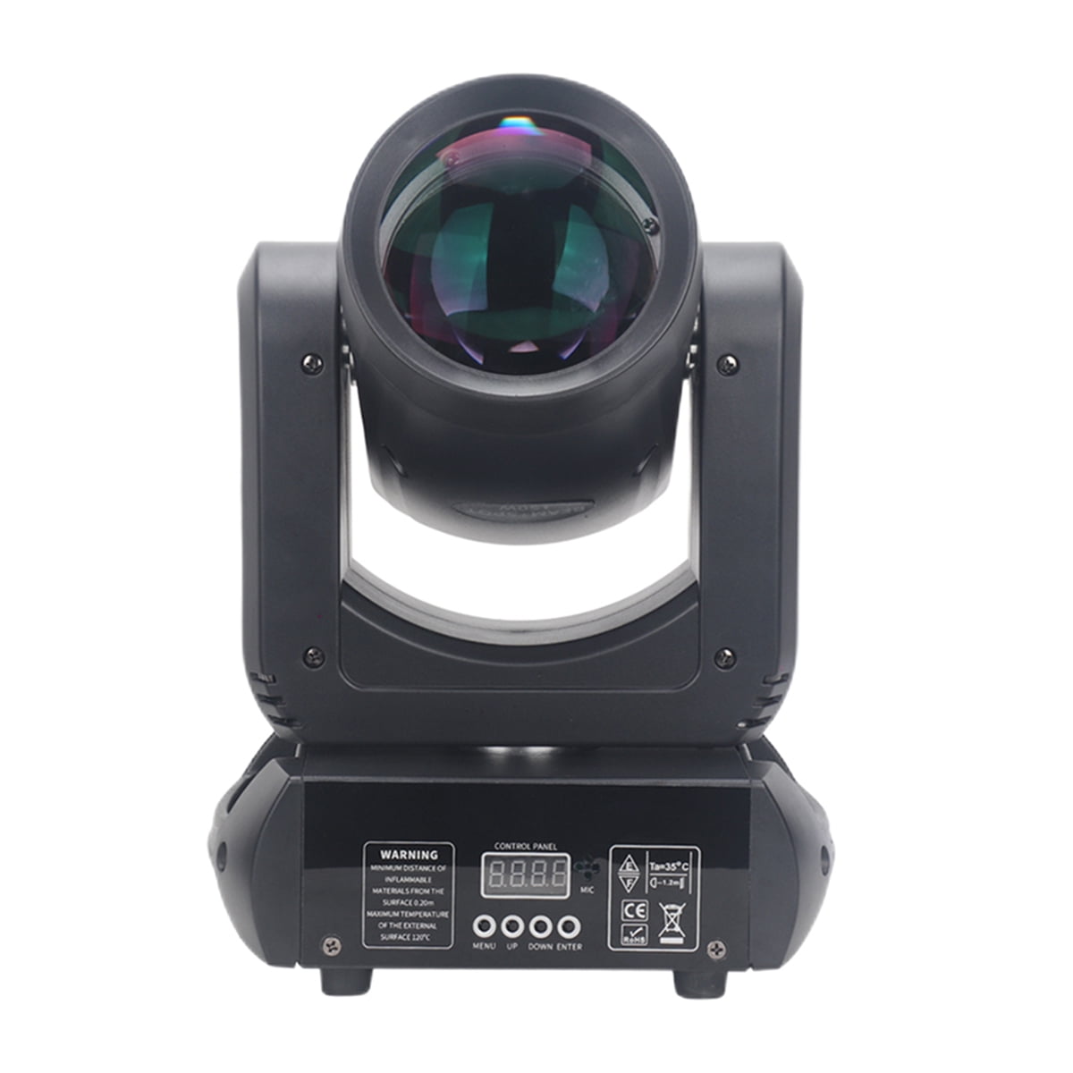 2Pcs Mini 150W LED Moving Head Light with 18 Rotating Prisms, Dj Dmx Stage Light Effect Disco Bar Wedding Club