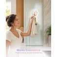 thumbnail image 3 of Water Ripple Hexagonal Self Adhesive Hooks, Heavy Duty Waterproof Adhesive, No Drill Bathroom Kitchen Wall Hooks for Towels, Keys & Home Decor(B,5PC), 3 of 7