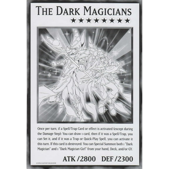 YuGiOh Duel Overload Promo The Dark Magicians (Oversized)