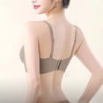 thumbnail image 5 of CFLVAEK Bras for Women No Underwire Full Coverage Everyday Bra Comfort Push Up T Shirts Bralettes Adjustable Straps Bras Coffee L, 5 of 6