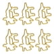 thumbnail image 4 of Clips De Papel Metálicos, 100 Clips De Papel Con Forma De Dinosaurio, Material De Metal Antioxidante Portátil Para La Escuela ANGGREK Otros, 4 of 8