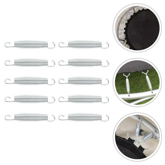 PBPBOX 10Pcs Heavy Duty Trampoline Springs Replacement Trampoline Parts for Outdoor Use