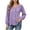 *Purple, variant on VBVC Women's Long Puff Sleeve Button Blouses , Ladies Casual Square Neck Tunic Tops , Dressy Work Shirts For Women, *White , Large