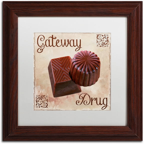 Trademark Fine Art "Chocolate Therapy II" Canvas Art by Color Bakery White Matte, Wood Frame