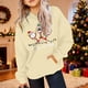 thumbnail image 5 of Sudadera con capucha para niñas y niños, sudadera de manga larga con cuello redondo y estampado de moda, jersey con bolsillo, sudadera de poliéster para niñas, 5 of 8