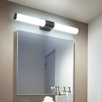 STRANDCHIC 1-Pack LED Bathroom Mirror Light Fixture White Wall Lamp for Makeup Application with Simple Design