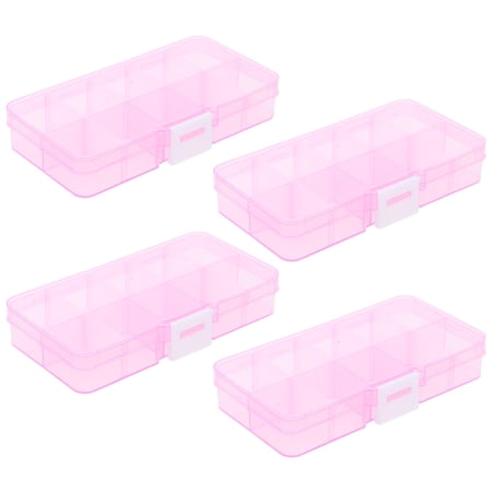COOPHYA 4pcs Plastic Storage Containers Small Organizer Box for Hardware Organization DIY Enthusiasts