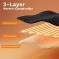 thumbnail image 3 of Vccoem Heated Blanket Throw, 50"x60" Electric Blanket W/ 9 Heating Level & 2-10 H Auto-off Overheat Protection, Machine Washable Flannel & Sherpa, Gray, 3 of 9