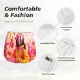 thumbnail image 4 of Gukieu Digital Nomad Pink Landscape Print Women's Sports Shorts with Drawstring Elastic Waistband for Running, Yoga, Fitness-Medium, 4 of 7