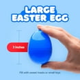 thumbnail image 2 of Easter Eggs 3” - 6 Colors Bright Fillable Easter Eggs – 12 pcs - Easter Basket Stuffers - Empty Large Enough to Hold Toy and Candy - Plastic Easter Eggs Filler Bulk - Egg Hunt Kids Surprise, 2 of 4