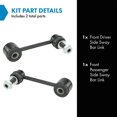 thumbnail image 2 of Trq Juego De Eslabones Estabilizadores De Barra Estabilizadora Delantera Compatible Con Jeep Wrangler 2007-2017 2018 Wrangler Jk, 2 of 5