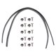 thumbnail image 5 of EeaseMX Juego de 2 asas de cuero para bolsos, correas de repuesto para bolsos, cinturones con remaches, 5 of 8