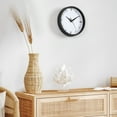 thumbnail image 4 of Stainless steel wall clock for bedroom living room black, 4 of 4