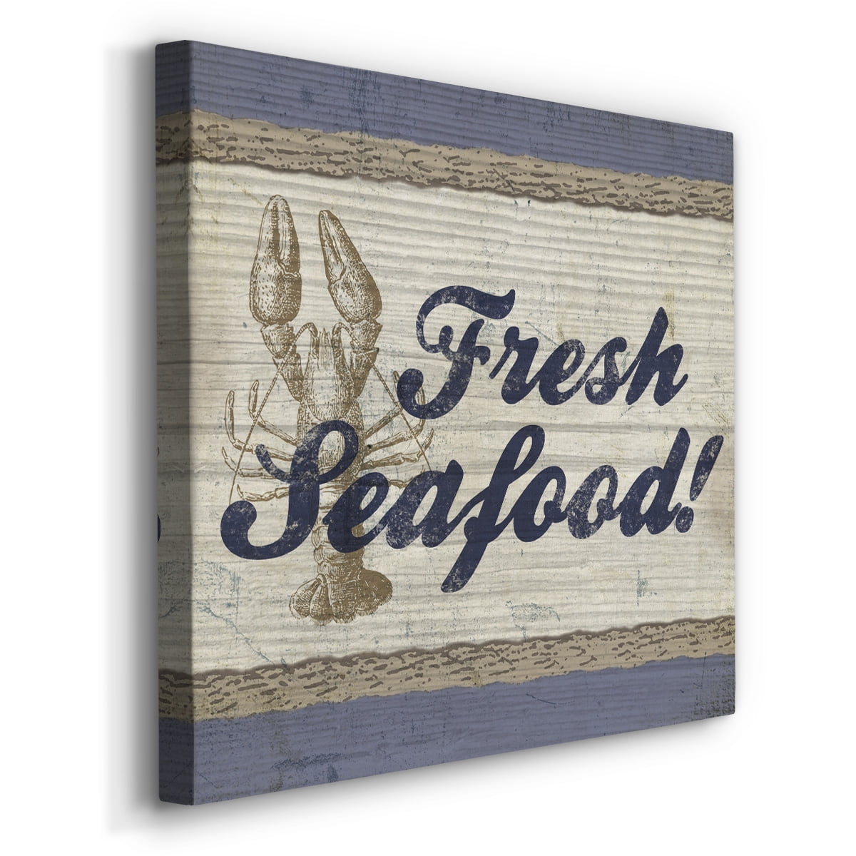 Wexford Home Beach Sign XII-Premium Gallery Wrapped Canvas, 32" x 32" - Ready to Hang
