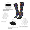 thumbnail image 6 of Easygdp Colorful Floral Fashionable Adult Sockings&Sports Sockings&Breathable Sockings, Non-Pilling,Contrasting Color Design, 6 of 9
