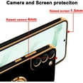 thumbnail image 4 of for Samsung Galaxy S22 Plus Case with Magnetic Ring Holder Soft TPU Electroplated Cover Shockproof Scratchproof Kickstand Slim Protective Phone Case for Galaxy S22+ Black, 4 of 12