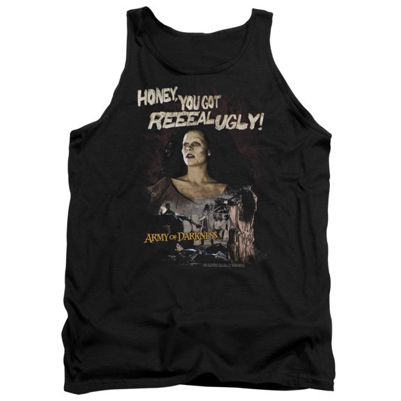 Army Of Darkness Reeeal Ugly! Adult Tank Top Black