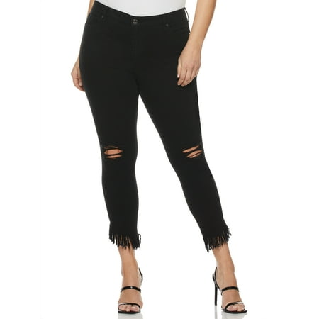 Sofia Jeans Women's Plus Size High-Rise Curvy Cha Cha Ankle Jeans