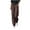 Coffee, variant on LLYwey Women's Fleece Lined Pants Deals Clearance Ladies Solid Color Sports Straight Leg Casual Pants New Winter Pants Black L